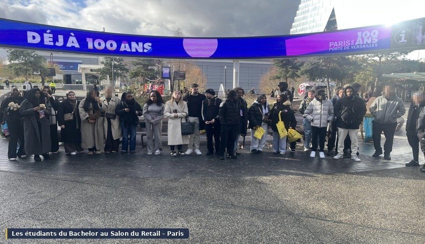 Les étudiants du Bachelor au Salon du Retail à Paris